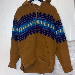 Urban Outfitters Aztec print fleece jacket